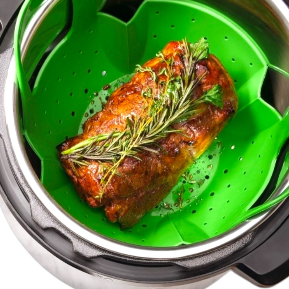 OXO SoftWorks Silicone Steamer Pressure Cooker Basket Heat Safe Silicone NWT - Picture 3 of 13